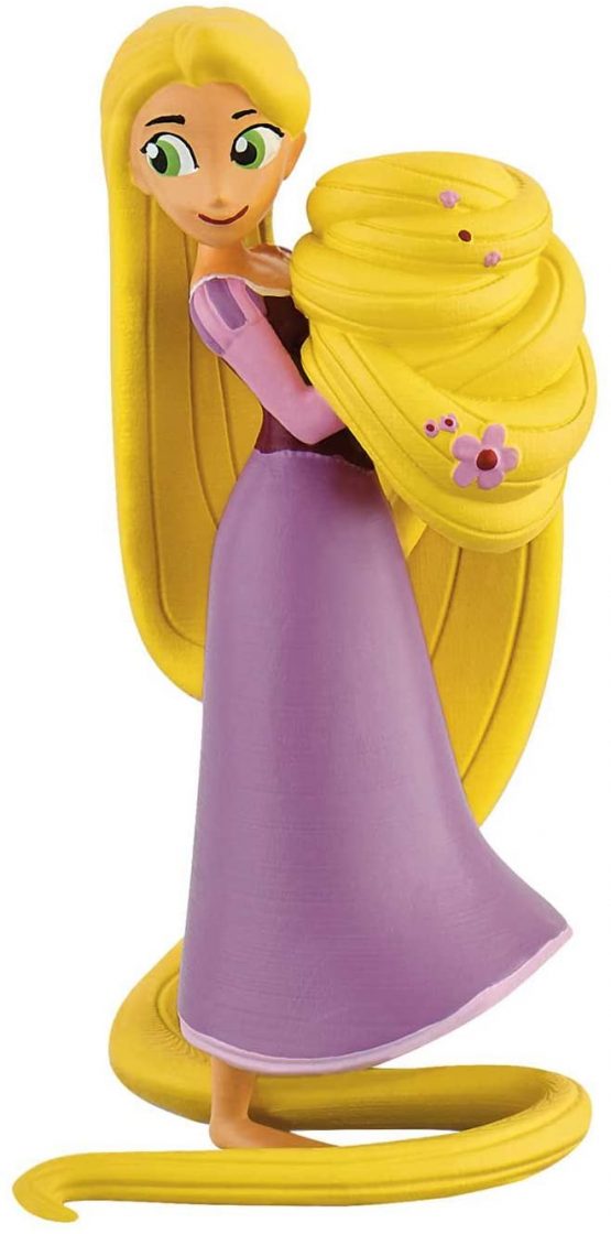 Bullyland 13461 - Toy Set Walt Disney Rapunzel - Rapunzel and Pascal, lovingly hand-painted figures, PVC great gift for boys and girls for imaginative play - Image 2