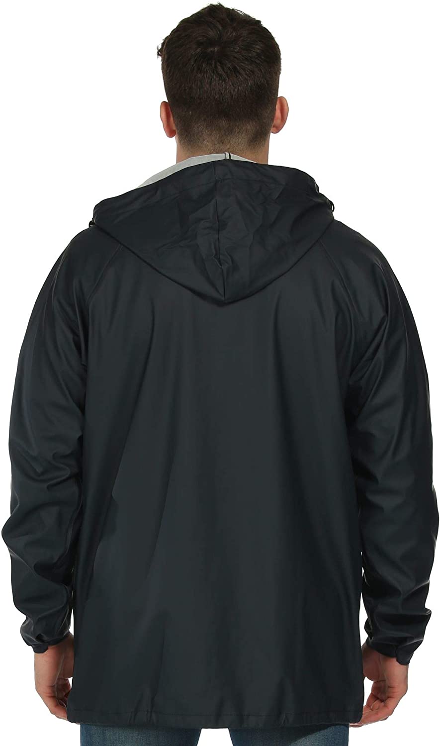 Regatta Men's Trw421 54B50 Plain Hooded Long Sleeve Jacket, Blue (Navy), XXX-Large, Dark Navy, 3XL - Image 2