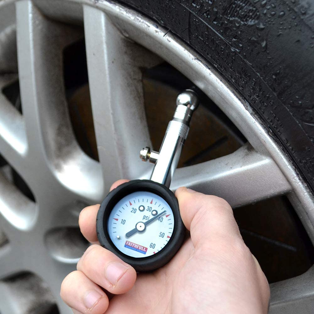Faithfull FAIAUPGAUGE Tyre Pressure Dial Gauge - Image 2