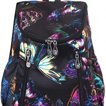 Estwell Women Backpack Shoulder Bag Ladies Waterproof Nylon Schoolbag Vintage Floral Rucksack Casual Daypack
