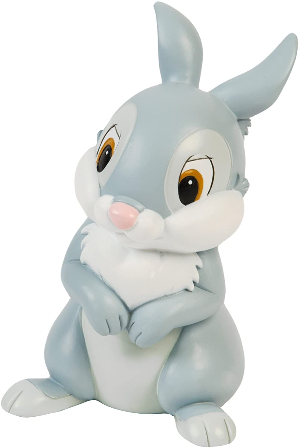 Widdop and Co Money Bank, Thumper the Rabbit from Bambi, Resin Money Box, New Baby 1st Birthday Gift, Orange, Blue, White, Black