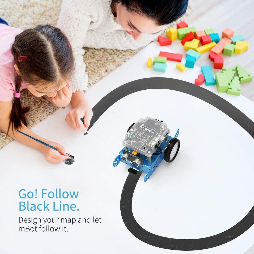 Makeblock mBot Coding Robot for Kids 8-12, Programmable Robot Compatible with Scratch and Arduino, Detects Obstacles - Image 3