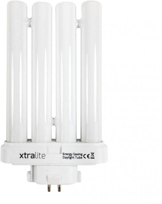 Xtralite 27w Daylight Replacement Bulb for High Vision Reading Lamps, 4 Pin GX10Q-4 Quad Tube (6500k)