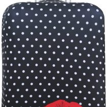 Explore Land Luckiplus Spandex Travel Luggage Cover Trolley Case Protective Cover (Polkadot, S(18-22 inch luggage))