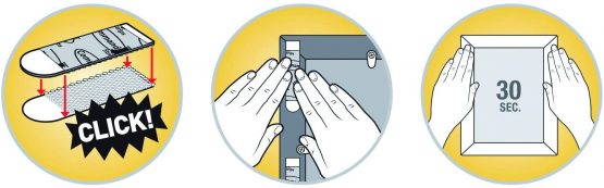 Command 17209 Picture Mounting Multi-Pack 4 x 2 M and 8 x 2 Strips Size L, Groß/Mittelgroß - Image 2