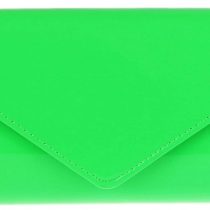 Girly HandBags Womens Plain Glossy Clutch Bag