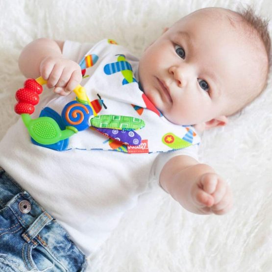 Nuby Wacky Teething Ring Teether - Image 4