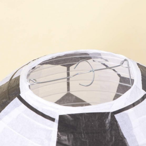 Mobestech 10Inch Kids Paper Lantern Hanging Lantern Football Night Light LED Light Decor for Party Cosplay Home Garden - Image 4