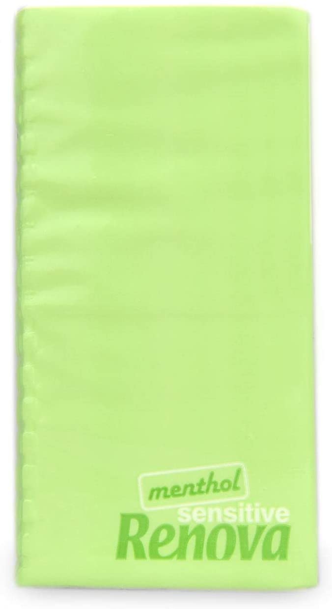 Renova Menthol Sensitive Tissues Handkerchiefs (6 Packs of 9) - Extra Soft, White, 1 count (Pack of 6) - Image 4