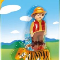 Playmobil 6976 1.2.3 Gamekeeper with Tiger