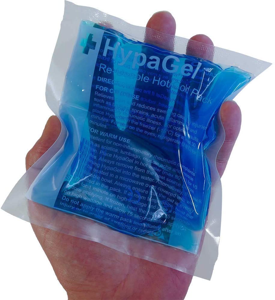 Safety First Aid Group HypaGel Reusable Compact Hot/Cold Gel Therapy Pack, for Sports First Aid Muscles and Pain Relief