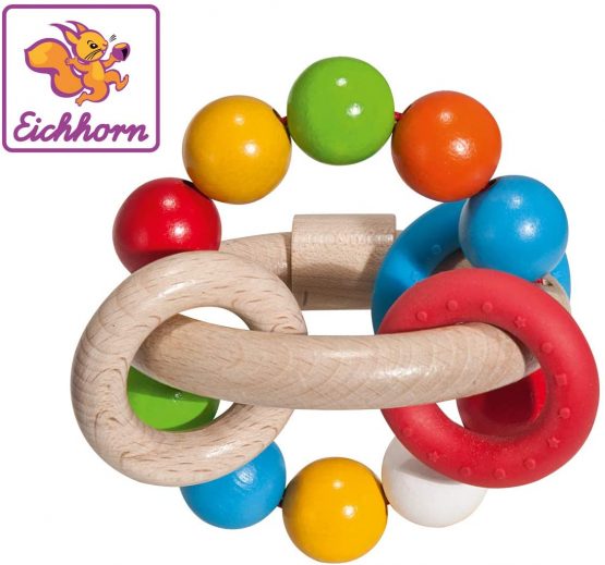 Eichhorn 100017040 3D 9.5 x 9 cm, FSC 100%, Beech Wood, KT, 3 m + Made in Germany, Colourful, 9,5x9cm