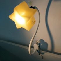 LED Clip-On Star Lamp with 4 Brightness Levels for Kid’s Room – Portable Gooseneck Kids Lamps Perfect for Breastfeeding & Reading – Safe & Eco-Friendly Dimmable Night Light & Desk Lamp by ErgoJoJo