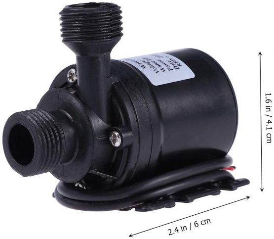 UEETEK DC 12V Brushless Submersible Water Pump 800L/H 5M for Fountain Pool Solar Circulation System Water Circulation System - Image 4