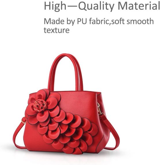 NICOLE&DORIS New Shoulder Bag Crossbody Bag Flower Pattern Handbag for Ladies - Image 3