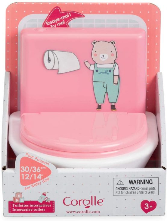 Corolle 140480 Interactive Toilet for 30 / 36 cm Doll - Image 3
