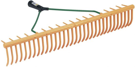 Jost RR E 16 One-Sided with 32 Curved Teeth of Plastic/Metal Rake, Multi-Colour, 11.5x64.5x39.5 cm