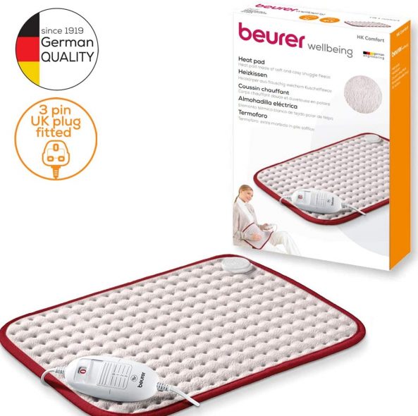 Beurer HK Comfort Heat Pad Electric Heat Pad for Pain Relief and
