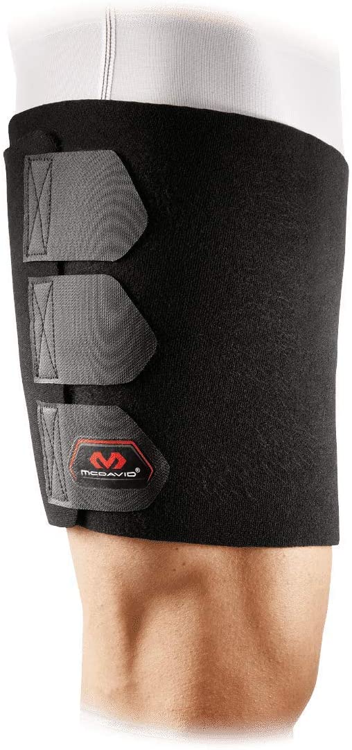 McDavid 478 Thigh Wrap Black - One size, Universal