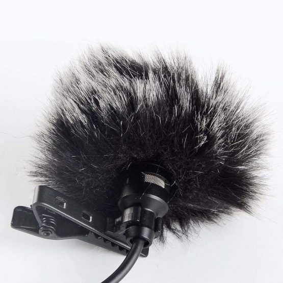 Lavalier Wind Muff 2 Pack Lapel Microphone Windscreen Muff Outdoor Furry Lav Windscreen Windproof Wind Screen (0.5cm) - Image 3