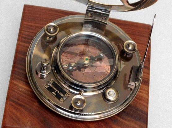 KHUMYAYAD Solid Brass sundial compass fully functional hand made compass maritime nautical item - Image 4