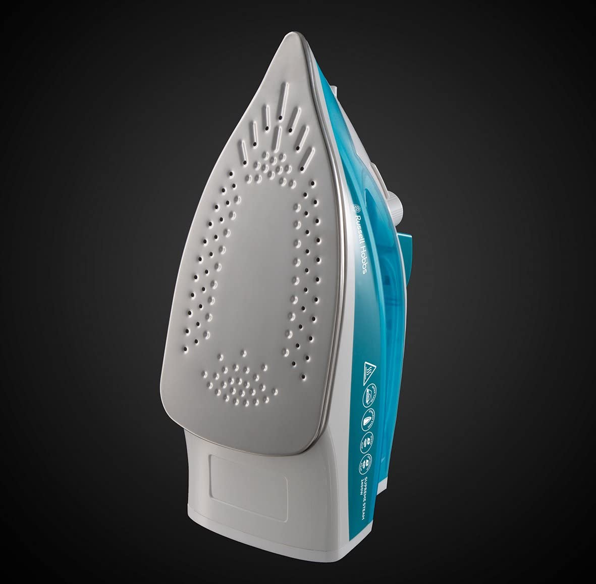 Russell Hobbs Supreme Steam Iron, Powerful vertical steam function, Non-stick stainless steel soleplate - Image 3