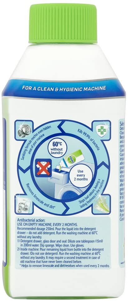 Dettol, Washing Machine Cleaner, Pine Scent, 250ml, Antibacterial, Removes Bacteria, Bad Odours, Limescale and Hidden Dirt - Image 2