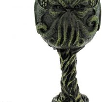 Nemesis Now Cthulhu's Thirst Goblet 21cm Green, Resin w/Stainless Steel Insert, 1 Count (Pack of 1)