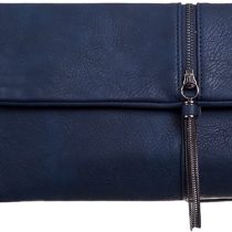 Purple Possum® Navy Clutch Bag Dark Blue Faux leather Tassel Trim Evening Bag, Ladies Prom Wedding Handbag, Envelope Bag