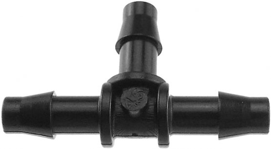 Micro irrigation pipe fitting: 4mm barbed tee (pack of 10), automatic garden irrigation Cost Wise® ,the irrigation specialists - Image 2