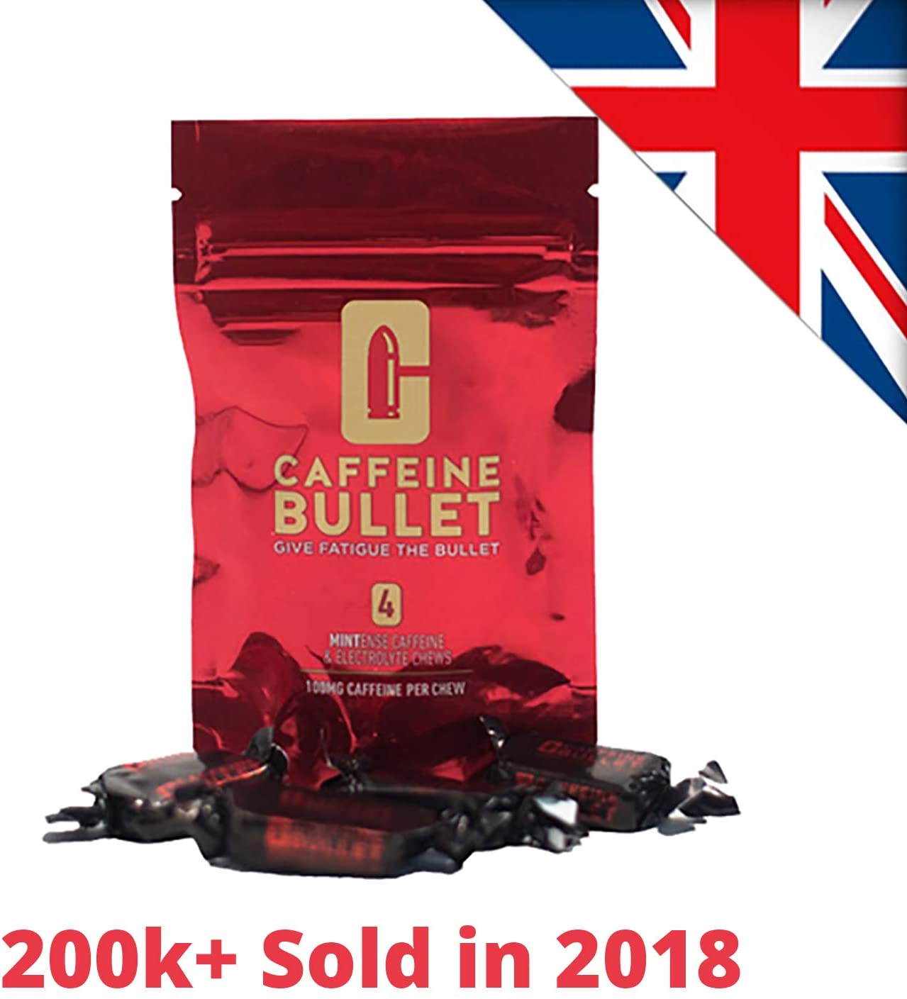 Caffeine Bullet Mint Energy Chews *4, Faster Kick Than Pills, Gels and Gum. 100mg Caffeine, Sport Science for Running Cycling - Image 4