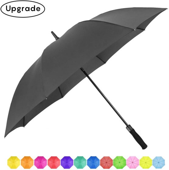 RUMBRELLA Golf Umbrella Windproof UV Umbrellas Large UPF 50+ Auto Open 55IN