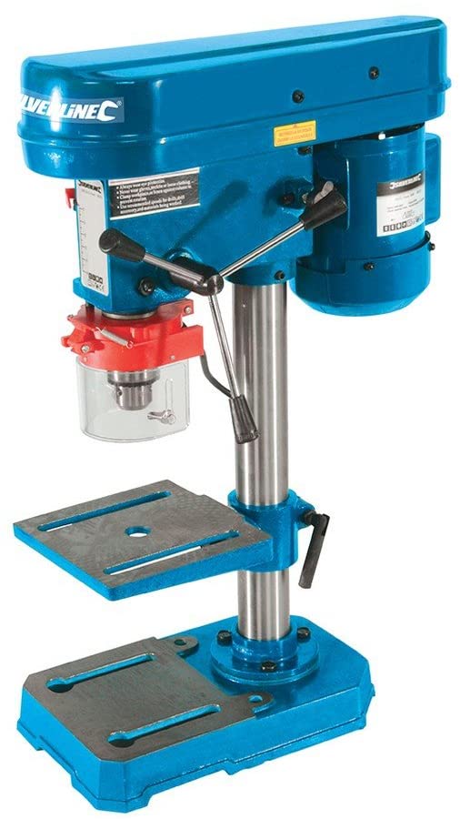 Silverline 350W Bench Drill Press / Pillar Drill 250mm (10") 230V (262212), Multi