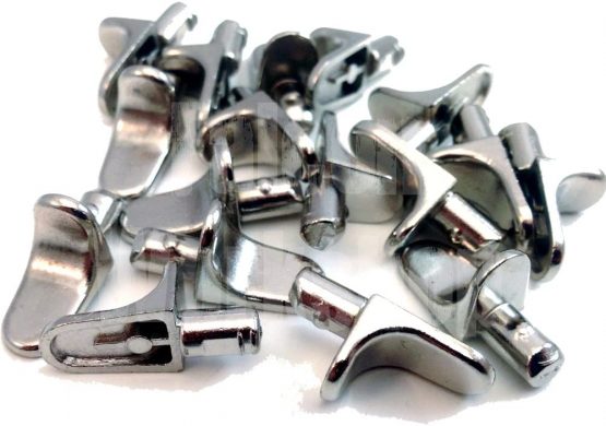 12 PACK OF METAL 5mm (M5) SHELF SUPPORT STUD PEGS, KITCHEN CABINETS IKEA STEEL PEG PLUG IN