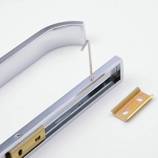Aothpher Modern Toilet Roll Paper Holder Wall Mounted Bathroom Tissue Rack, Brass, Chrome Finish (brass) - Image 3