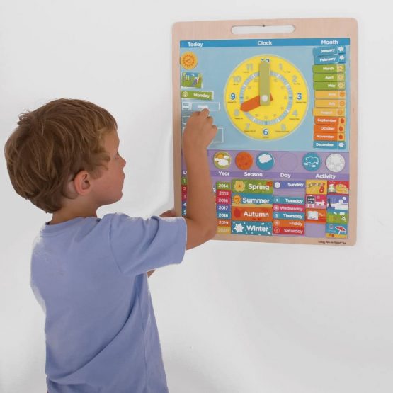 Bigjigs Toys Educational Wooden Magnetic Weather Board - Image 3
