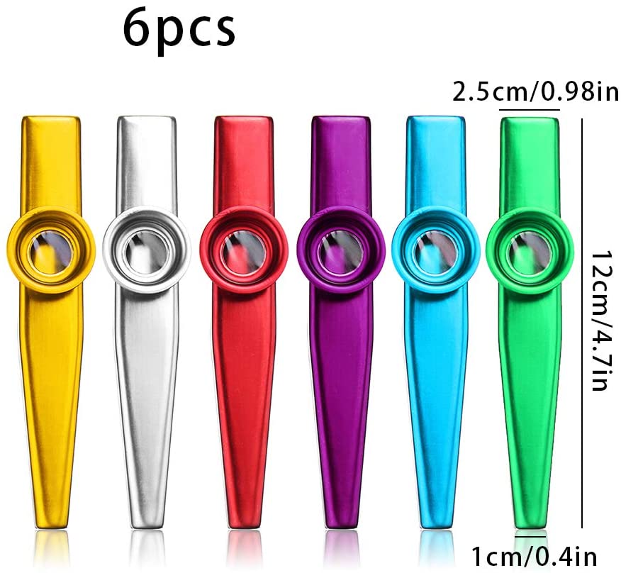 Kazoo In Metallo - Set Da 14, Coloratissimi E Divertenti! - Foto 7