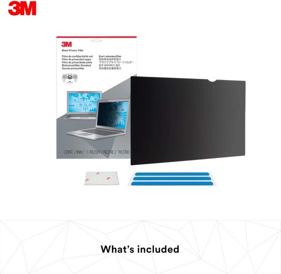 3M Privacy Filter - 15.6 inch Widescreen 16:9 - PF15.6W9 - Image 2
