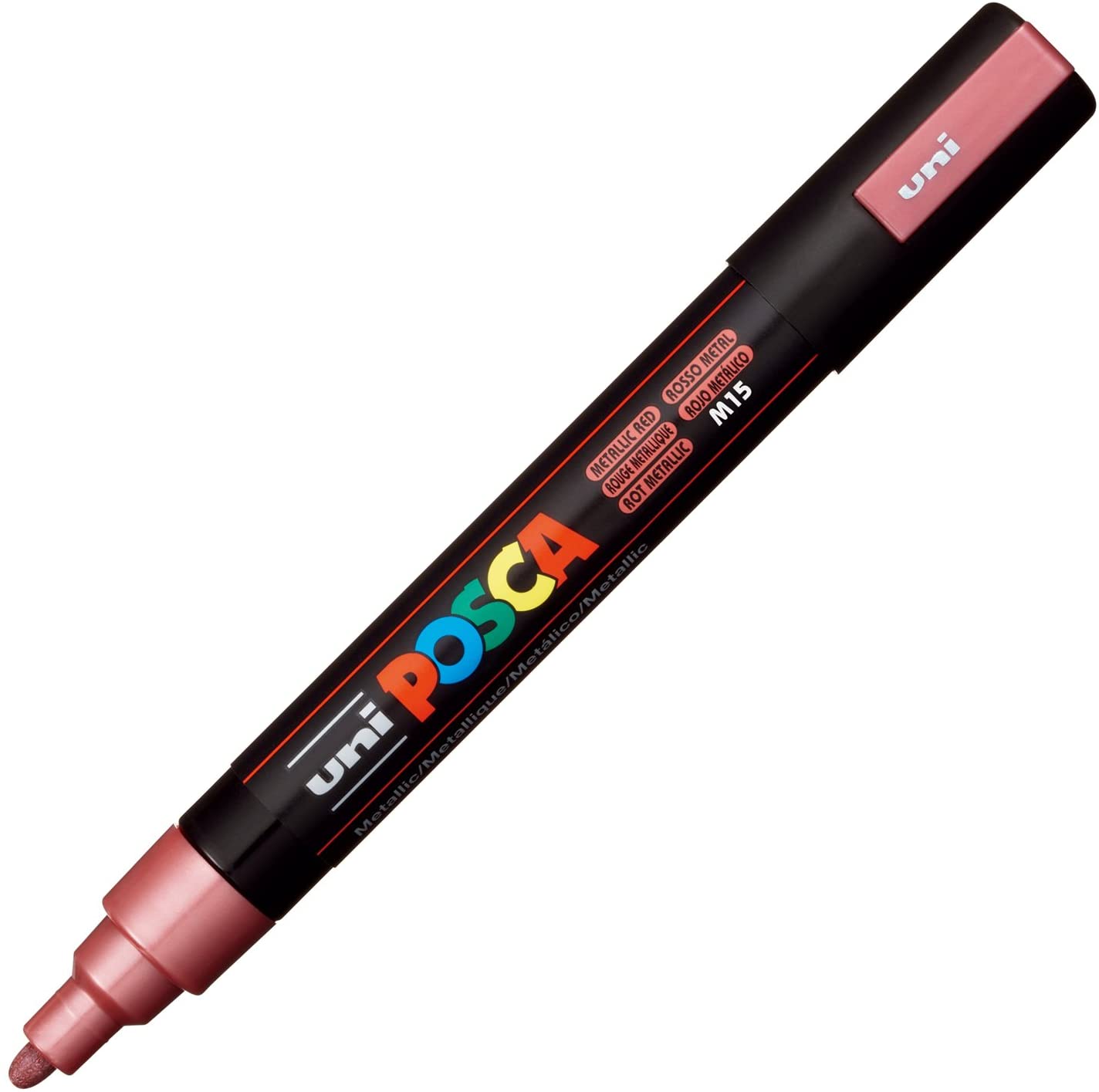 Posca UNI PC-5M MARKER PEN - METALLIC RED - Image 2