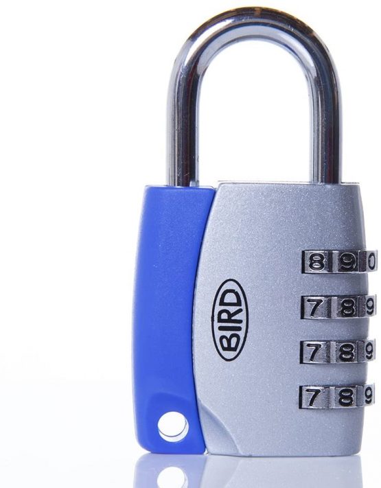 BIRD Blue 4 Digit Combination Padlock…