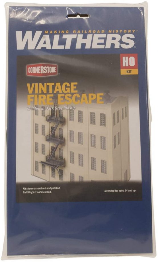 Walthers Corn Trims 533729 FIRE Stairs Model Kit - Image 3