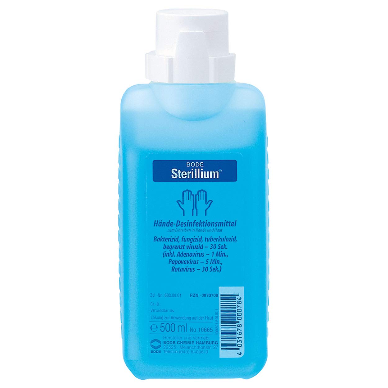 Winware 974075 Sterillium Hand Disinfectant - 500ml, 500 ml (Pack of 1)