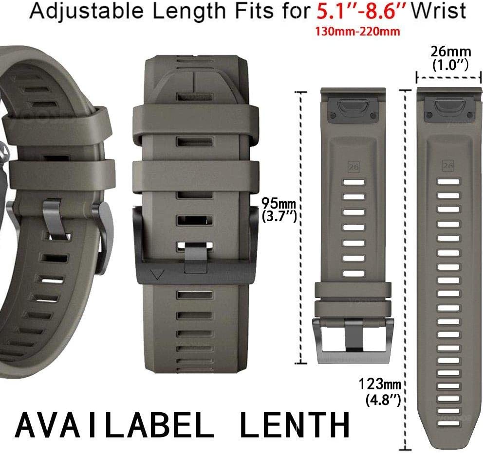 fenix 5 plus quickfit bands