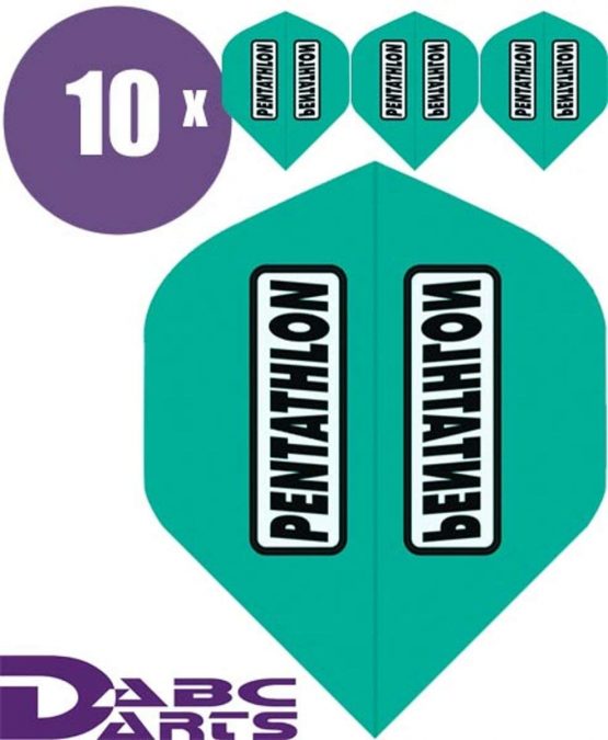 ABC Darts Unisex - Adult Pentathlon Classic Dart Flights Aqua Classic - Image 2