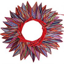 G2PLUS Boho Fabric Bunting Banner Outdoor 10M Bohemian Triangle Flag Garland 36PCS Floral Pennants Vintage Cloth Shabby Chic Decoration Wedding Birthday Parties