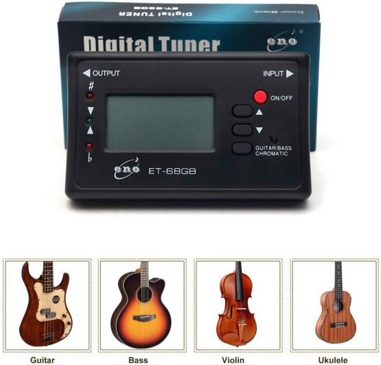 Chromatic Tuner for Guitar Electric Bass Mandolin Ukulele Violin Banjo Cello - Image 2