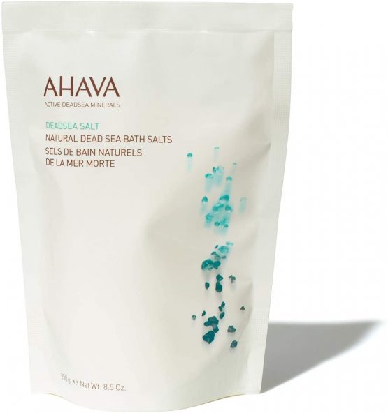 Ahava Natural Dead Sea Bath Salts 250gr 100% Dead-Sea Salt Natural Muscle Relaxer - Mineral Spa in Your Home