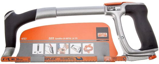 Bahco 325 Ergo Hand Hacksaw 12 Inch Aluminium frame, 300 mm