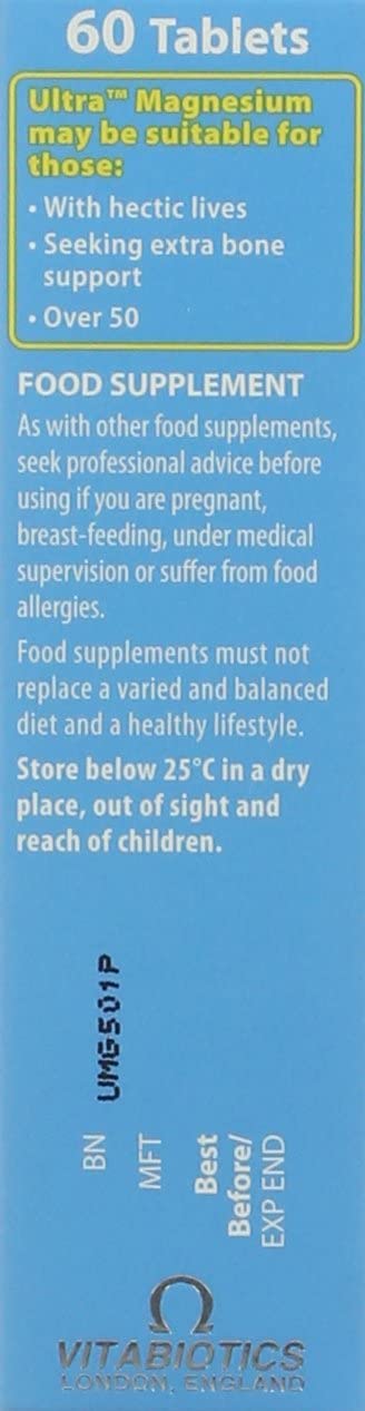 Magnesium Supplement, 60 count (Pack of 1) - Image 4