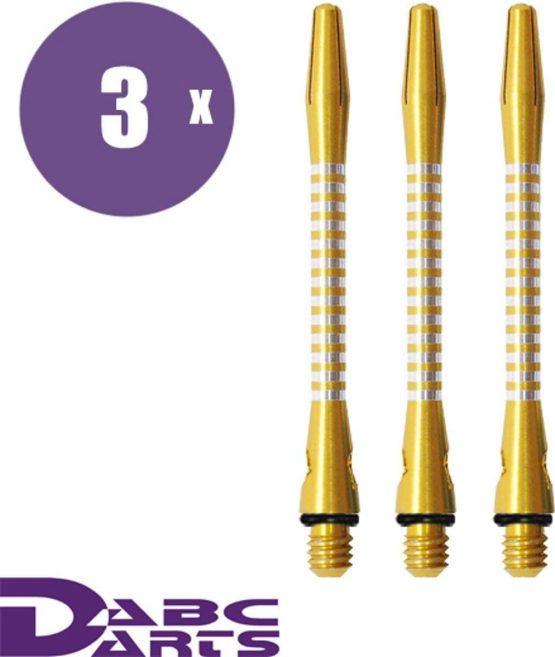 ABC Darts Unisex - Adult Shaft Dart Shafts AR5 Jailbird, Yellow, Medium - Image 2